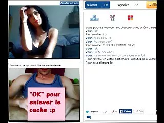 Chatroulette - fata perfecta cums greu (cu sunet!) chatroulettte